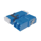 Fibre Adaptor, LC Duplex OS2 (Blue) - Flangeless