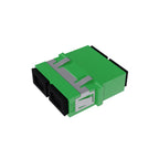 Fibre Adaptor, SC APC Duplex OS2 (Green) - Flangeless